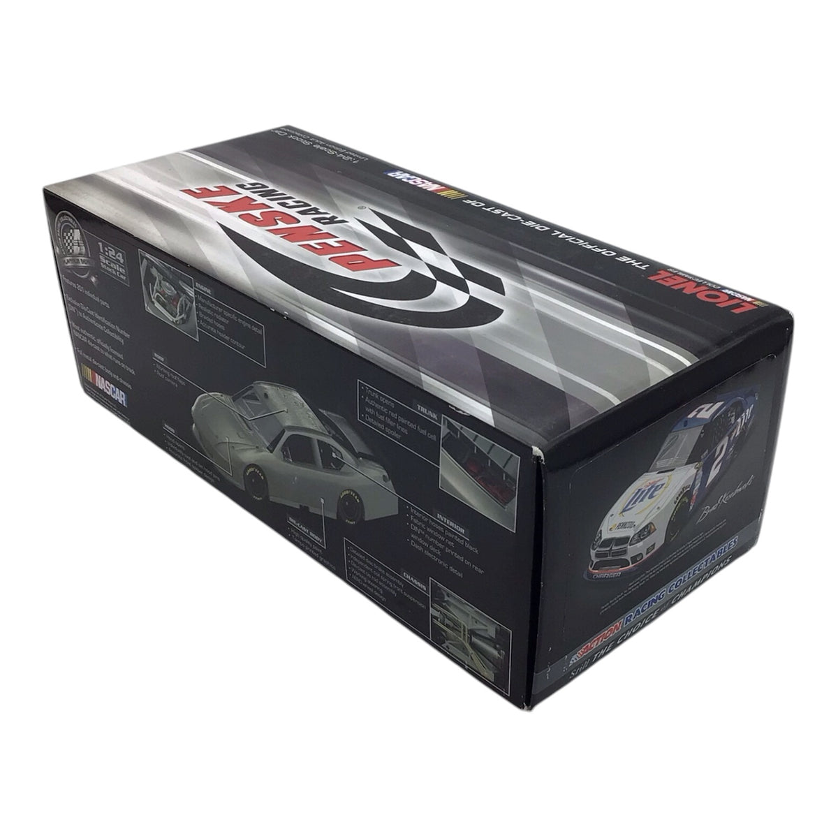 Brad Keselowski #2 Miller Lite Retro 2012 Charger Diecast Model