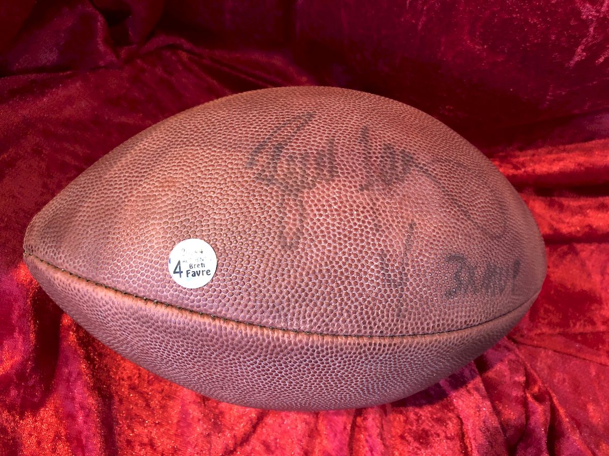 packers autographed football