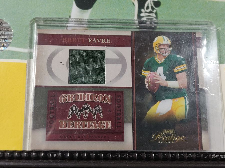 Brett Favre Signed 8x10 Photo Framed w/ Packers Jersey Card, JSA Certified