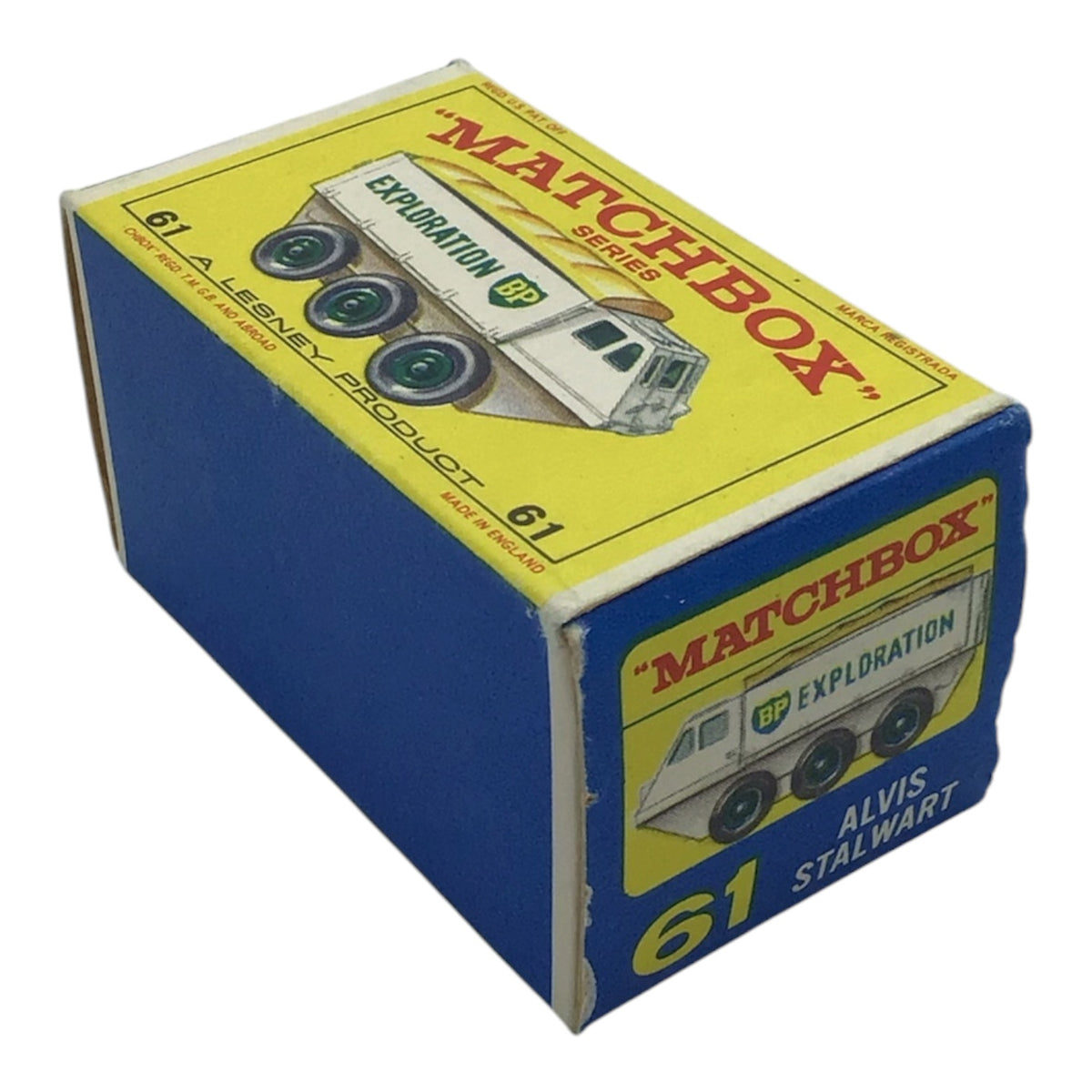 Lesney Matchbox Series #61 Alvis Stalwart w/ Original Box