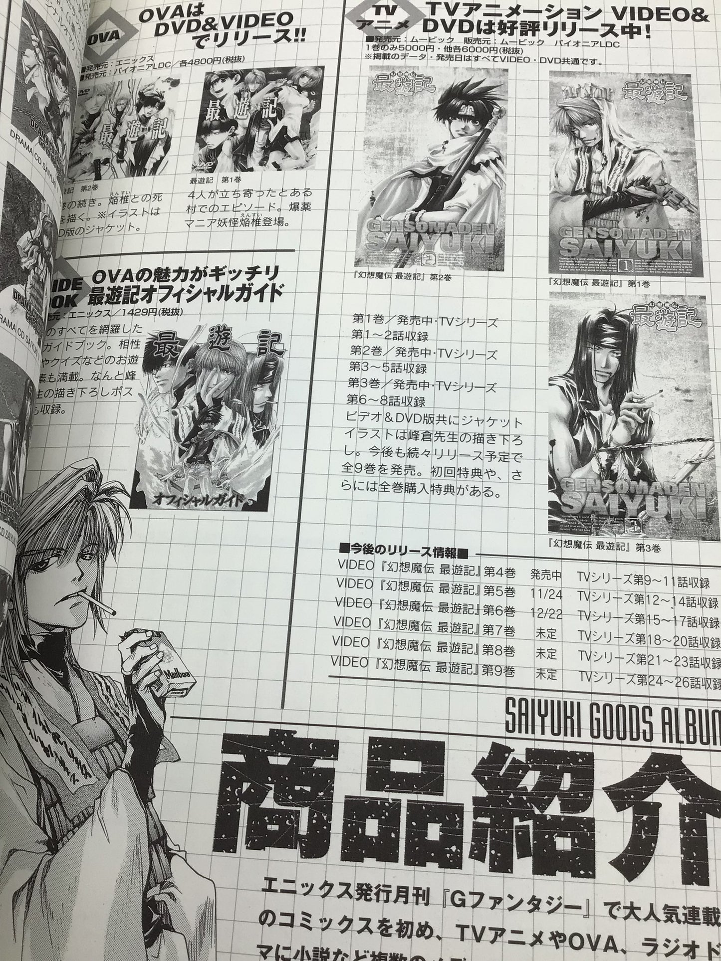 Saiyuki TV Anime Guide Book (2000) – Enix Publishing