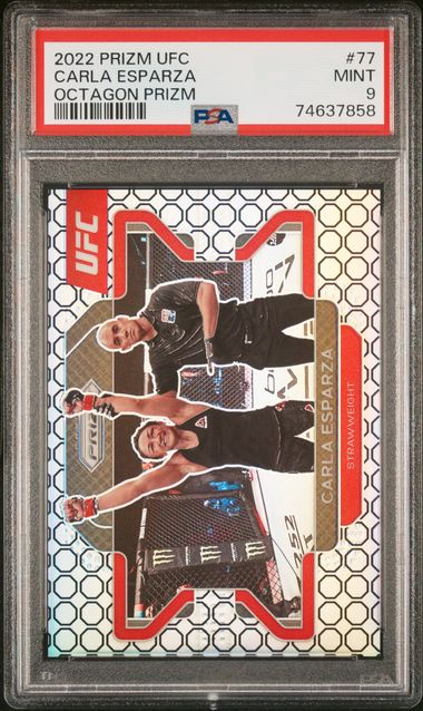 CARLA ESPARZA - 2022 PANINI PRIZM UFC - #77 OCTAGON PRIZM - PSA MINT 9