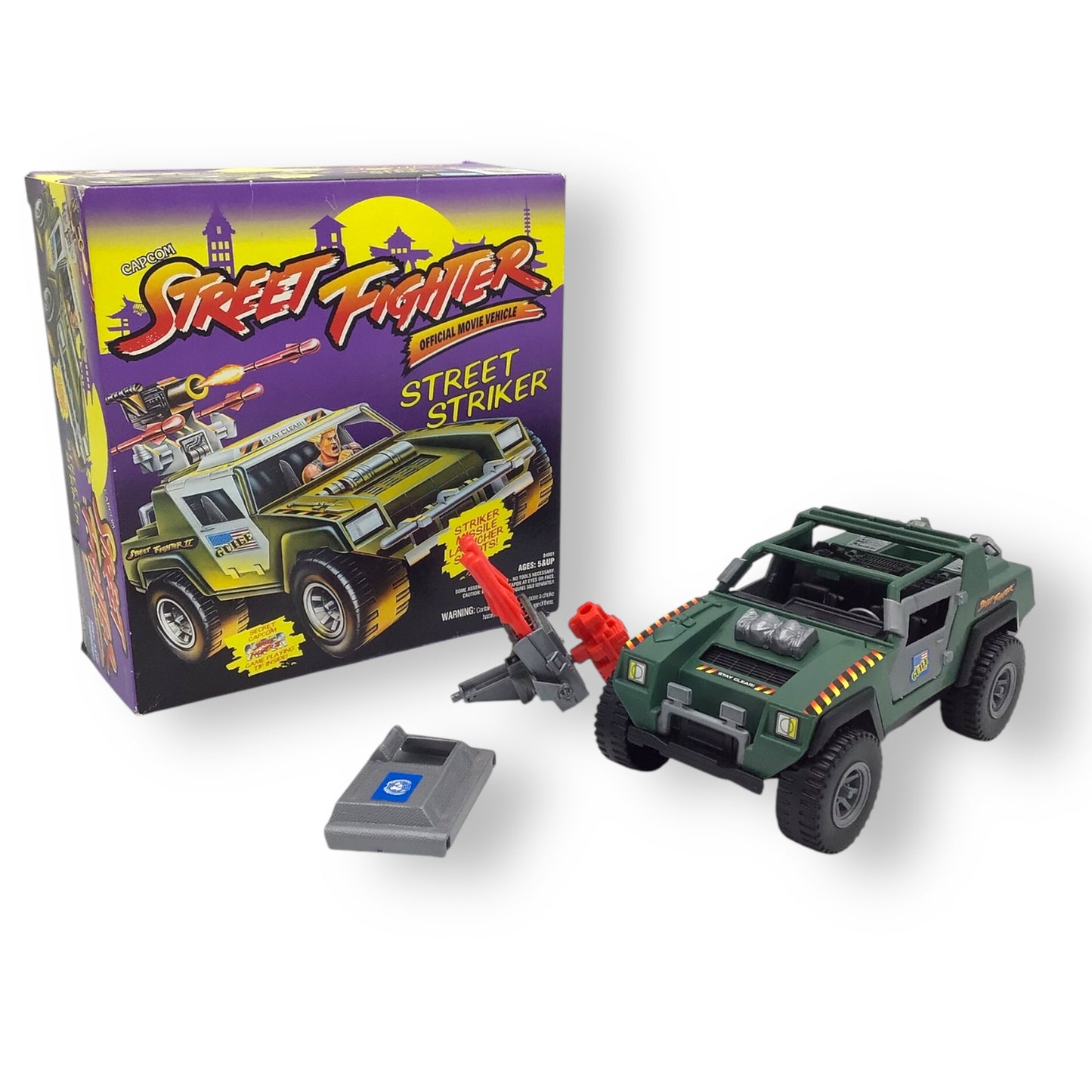 Capcom Street Fighter Street Striker Movie Vehicle Open Box