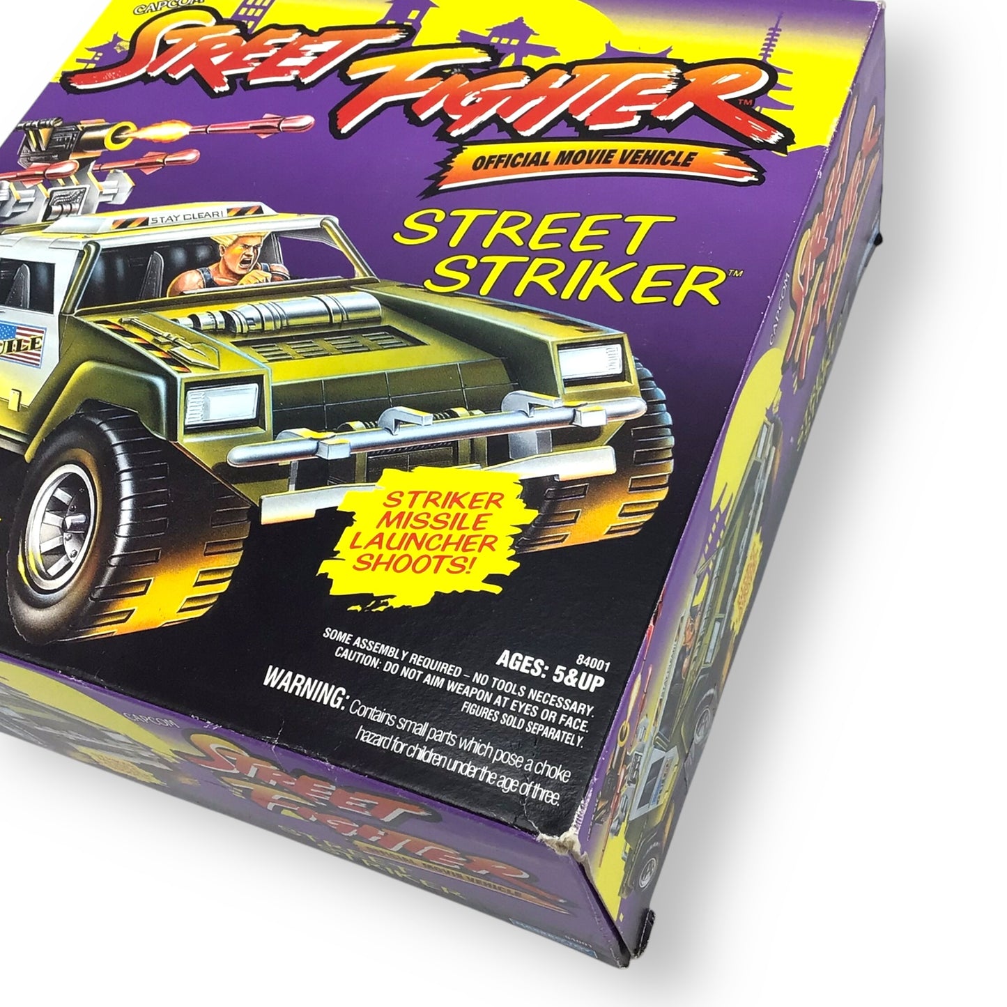 Capcom Street Fighter Street Striker Movie Vehicle Open Box