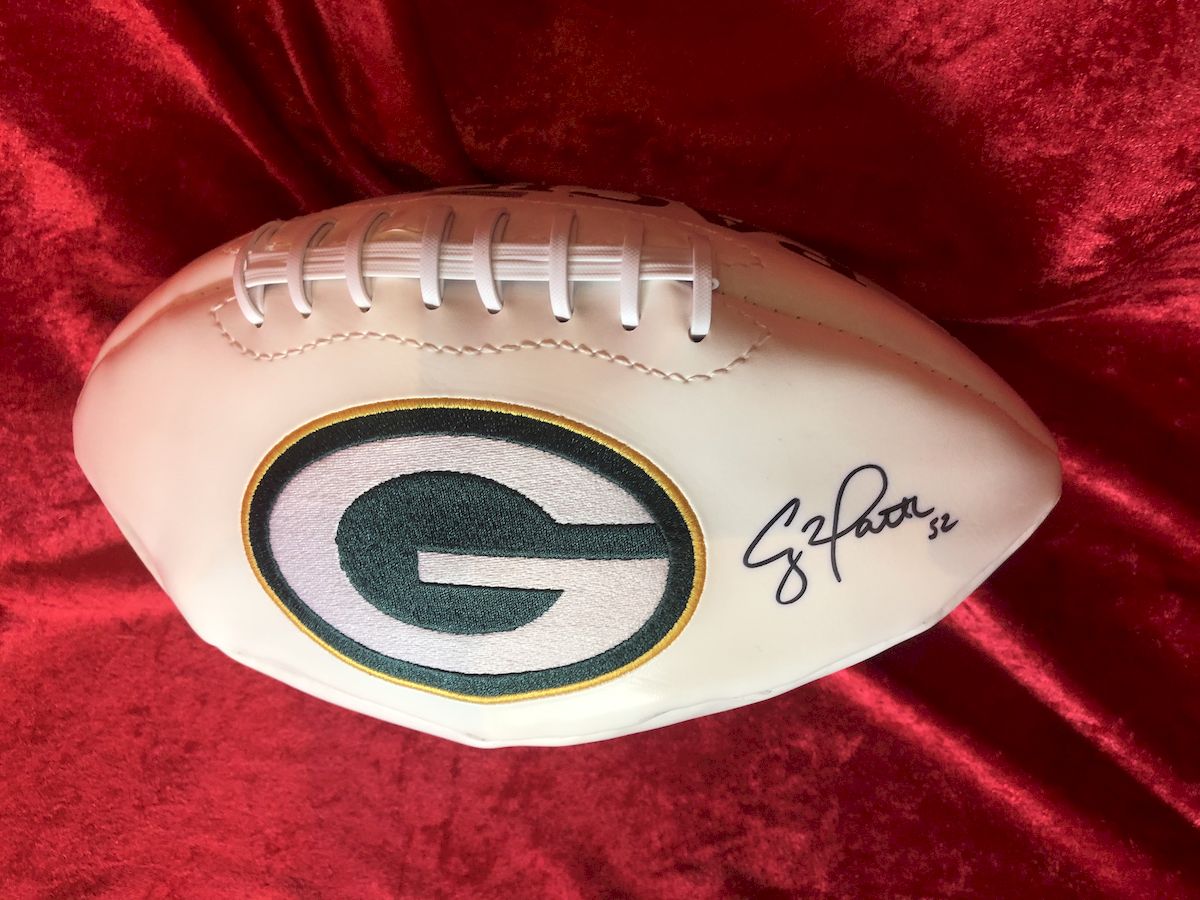 Clay Matthews Packers Certified Authentic Autographed Football Shadowbox
