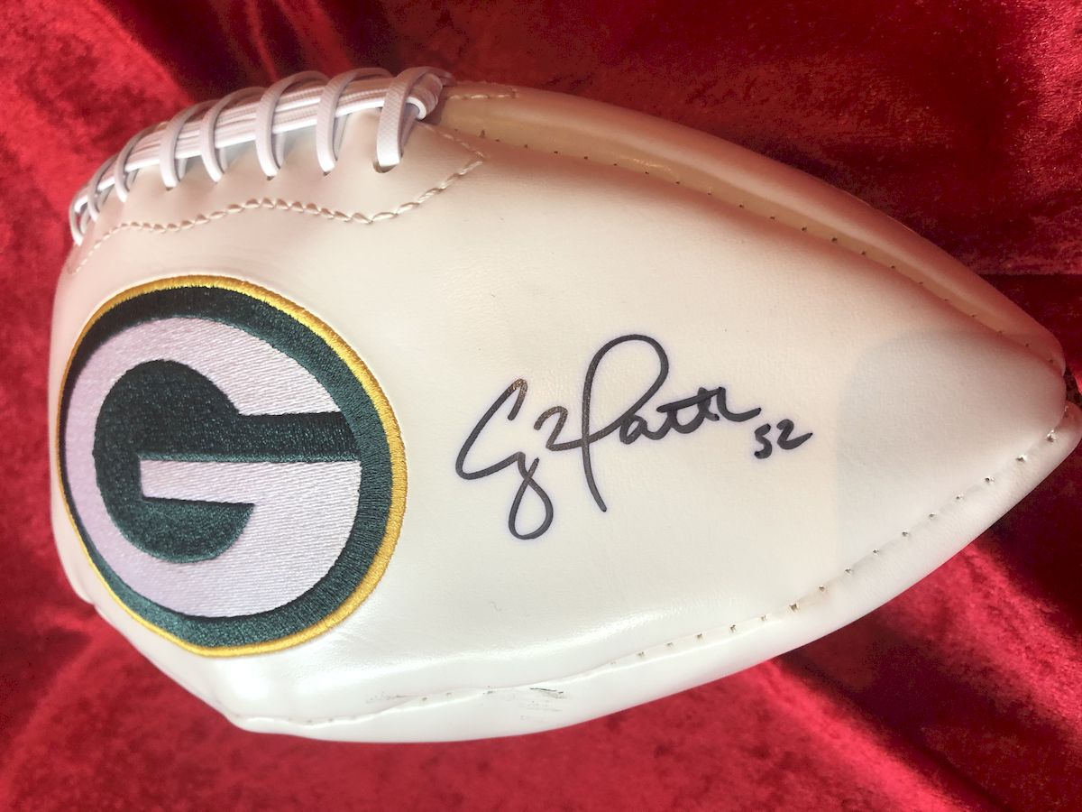 Clay Matthews Packers Certified Authentic Autographed Football Shadowbox