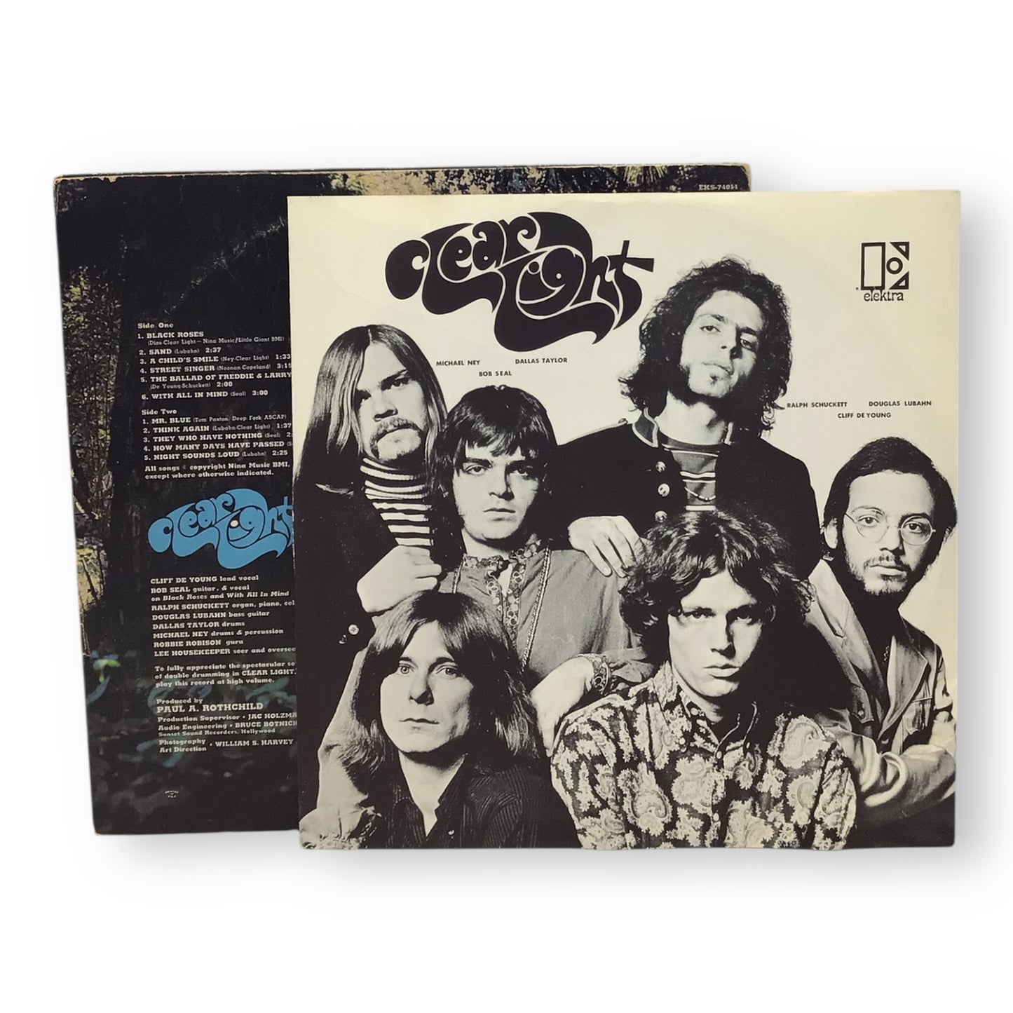 Clear Light – Self-Titled Vinyl LP | Elektra EKS-74011 Stereo | Preowned