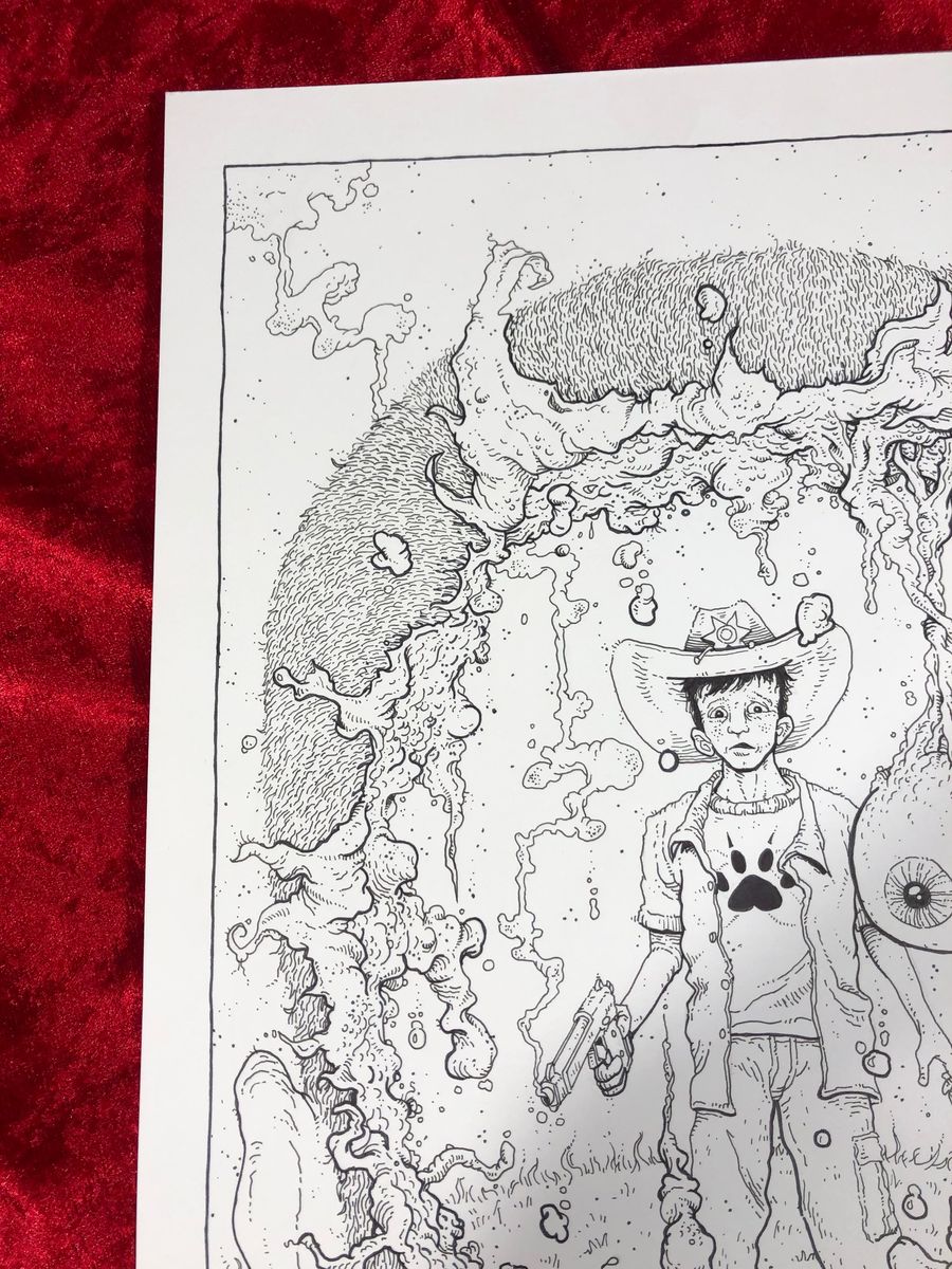 Cody Schibi- Carl's First Kill- Original Art