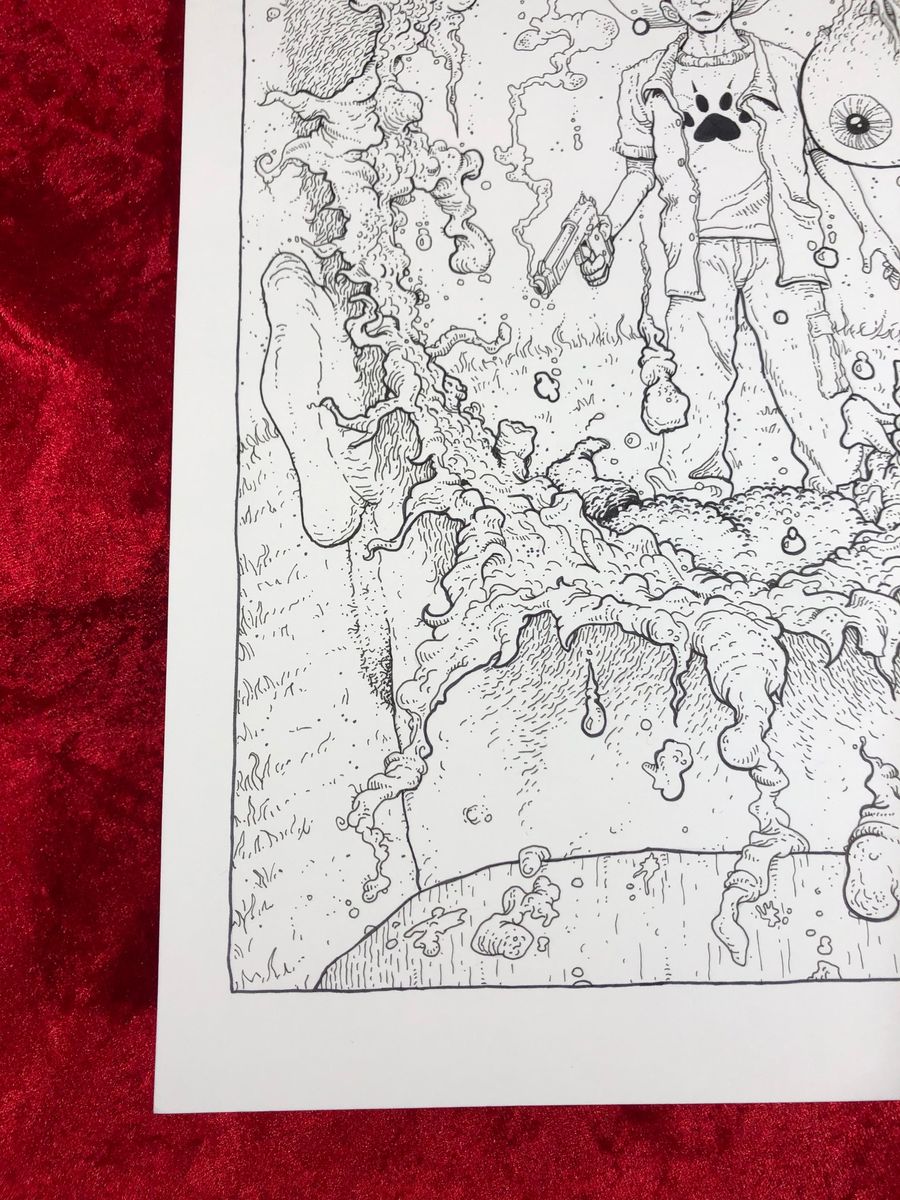 Cody Schibi- Carl's First Kill- Original Art