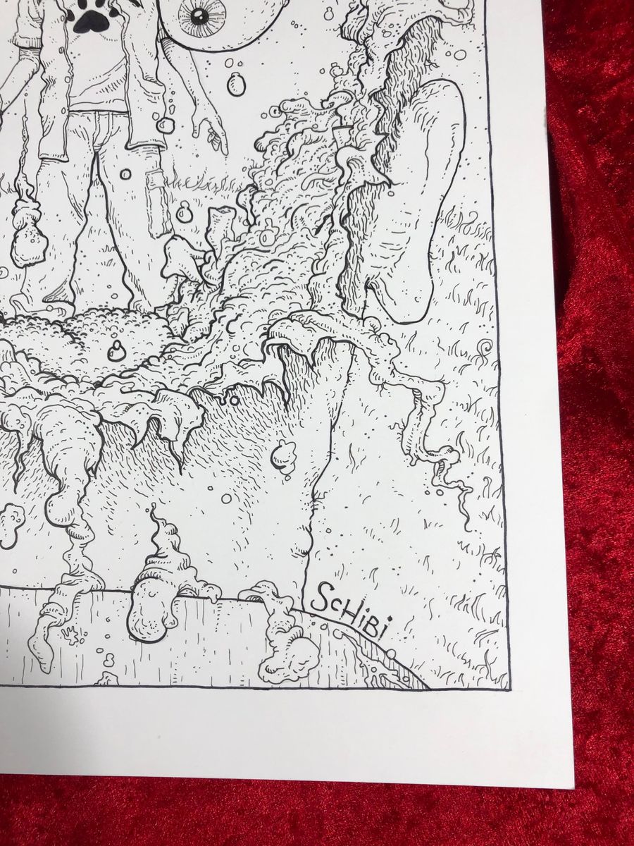 Cody Schibi- Carl's First Kill- Original Art