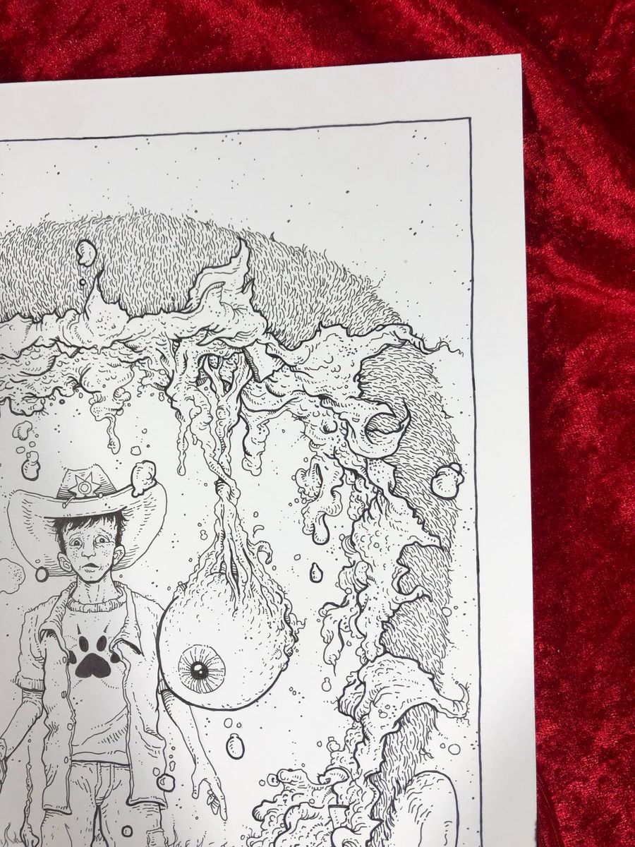 Cody Schibi- Carl's First Kill- Original Art
