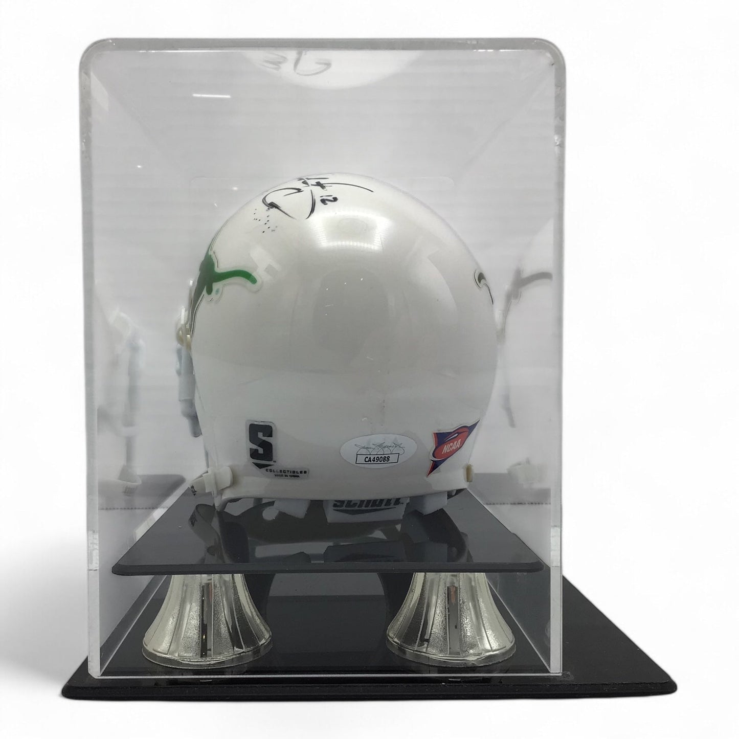 Colt McCoy Signed UT Mini Football Helmet - Rare Longhorns Version, JSA Certified