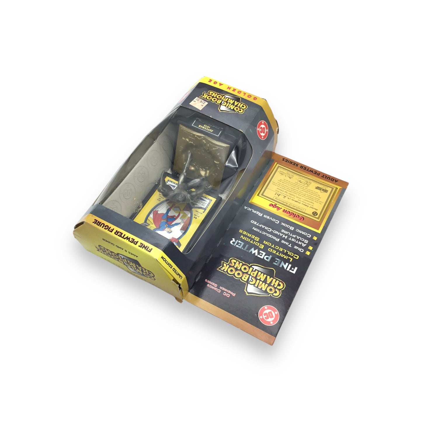 Comic Book Champions Superman 1939 Pewter Figure In Box