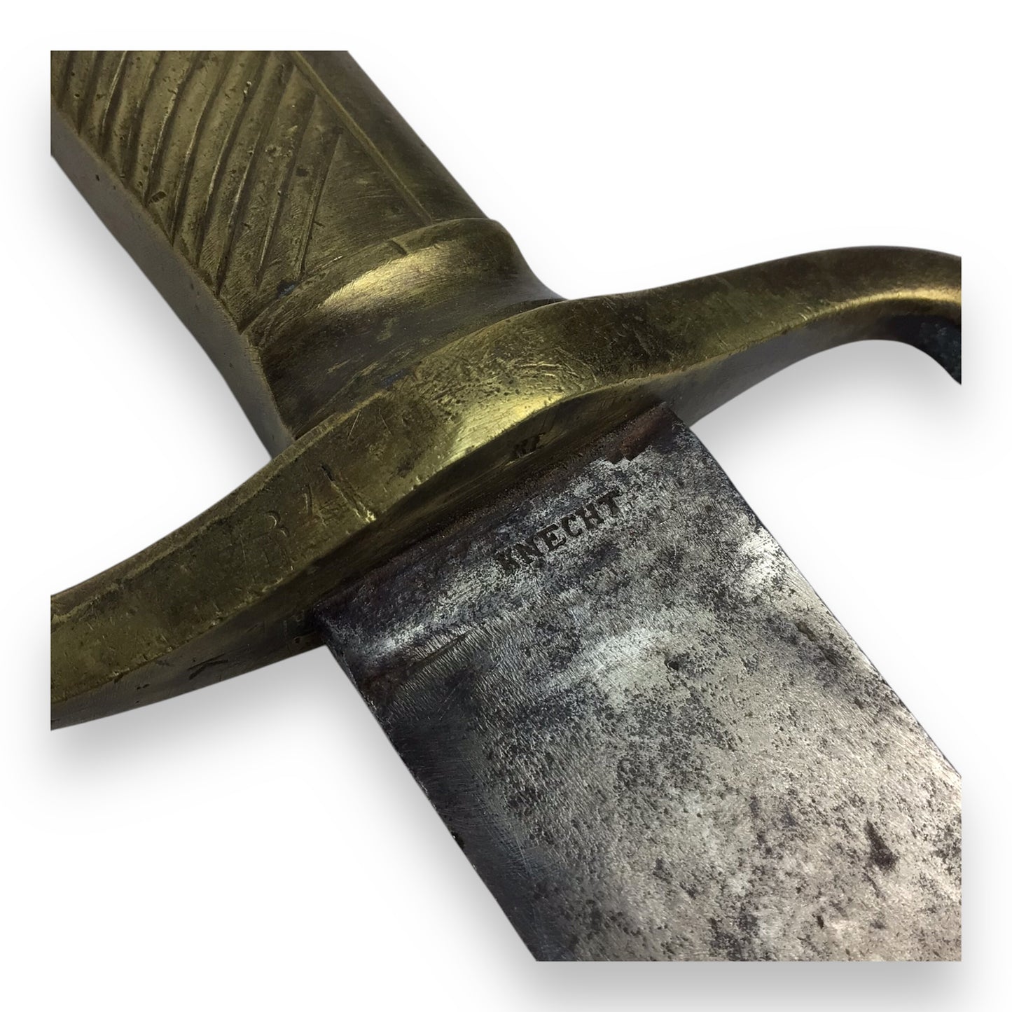 Confederate Eagle Head Side Knife – Civil War Era w/ Leather Sheath (c.1850)