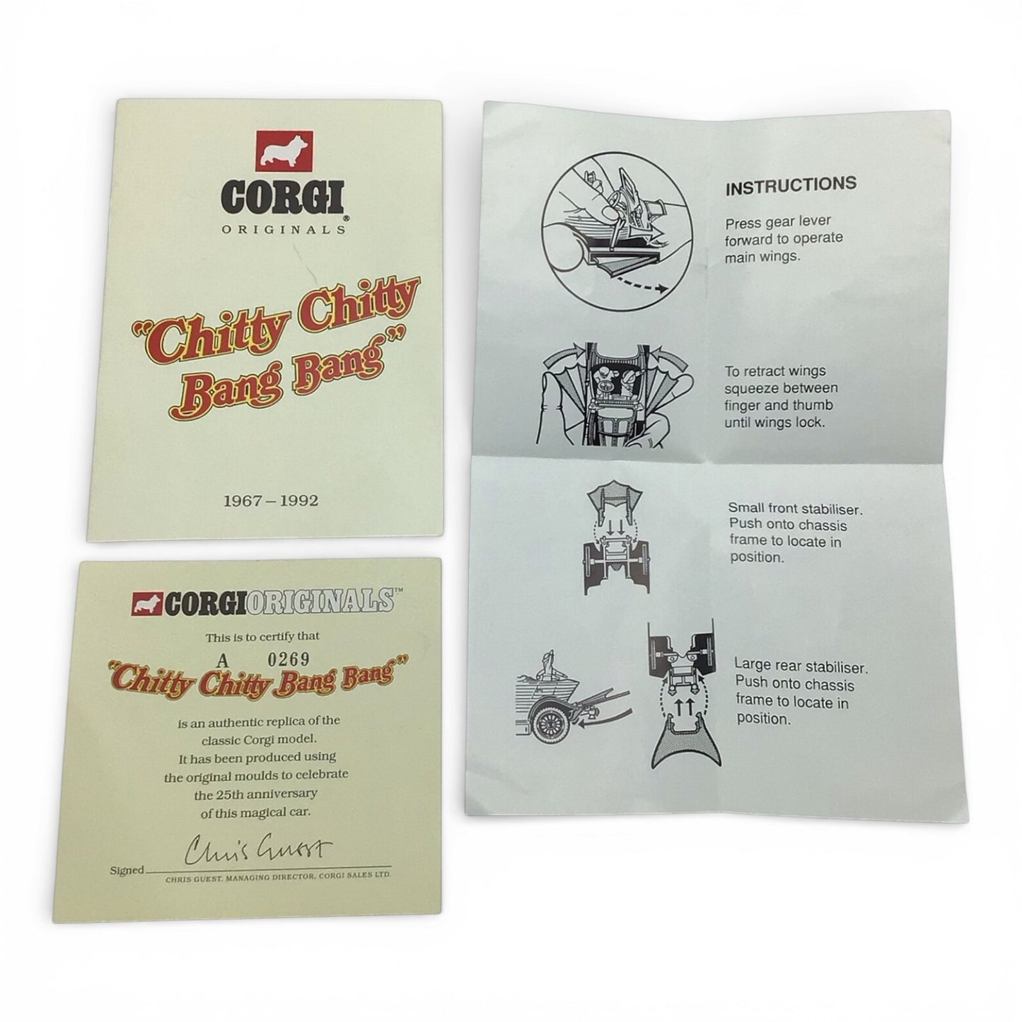 Corgi Chitty Chitty Bang Bang 25th Anniversary Edition - 1992