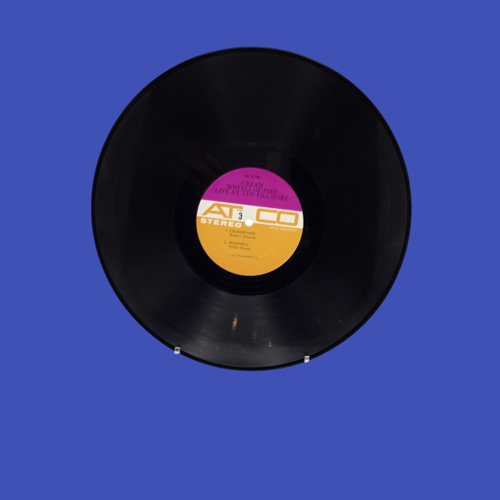 Cream - Wheels of Fire 2 Lp Original Stereo Pressing SD-2-700 Gatefold Cover Holograph-PSYCH ATCO TRI-TONE Label