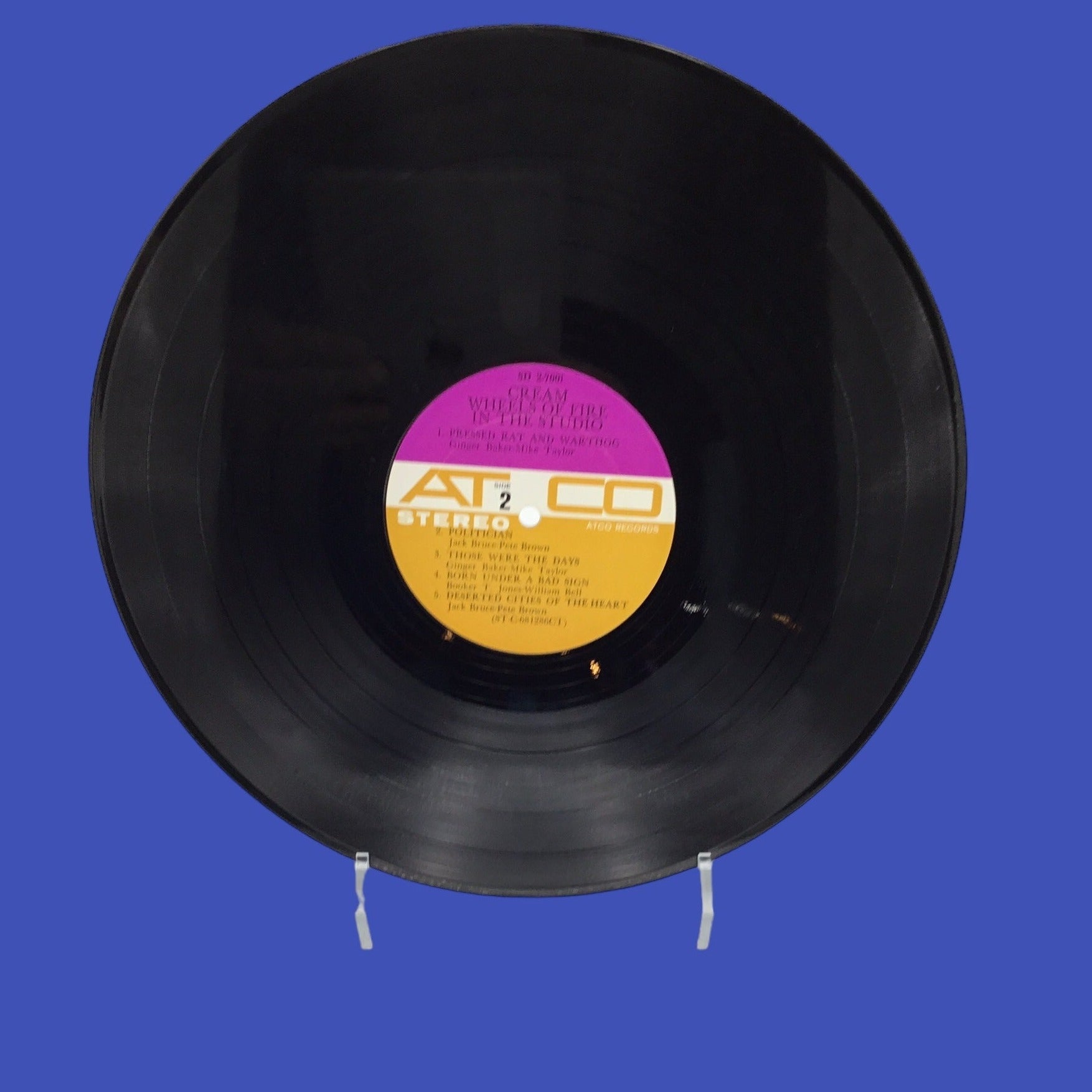 Cream - Wheels of Fire 2 Lp Original Stereo Pressing SD-2-700 Gatefold Cover Holograph-PSYCH ATCO TRI-TONE Label