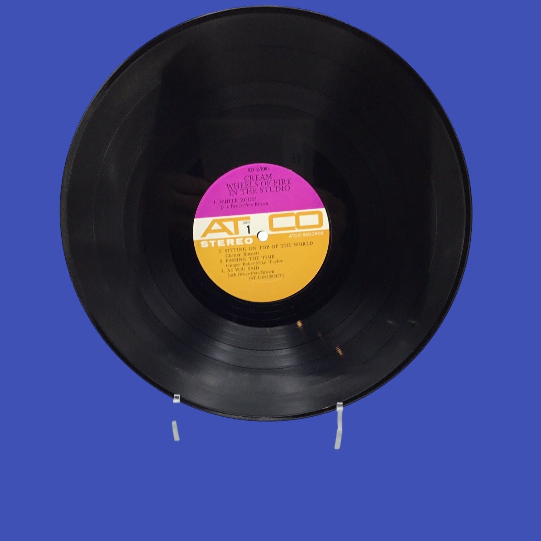 Cream - Wheels of Fire 2 Lp Original Stereo Pressing SD-2-700 Gatefold Cover Holograph-PSYCH ATCO TRI-TONE Label