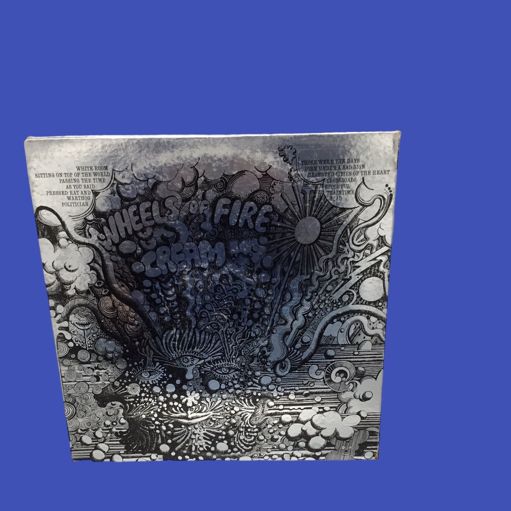 Cream - Wheels of Fire 2 Lp Original Stereo Pressing SD-2-700 Gatefold Cover Holograph-PSYCH ATCO TRI-TONE Label