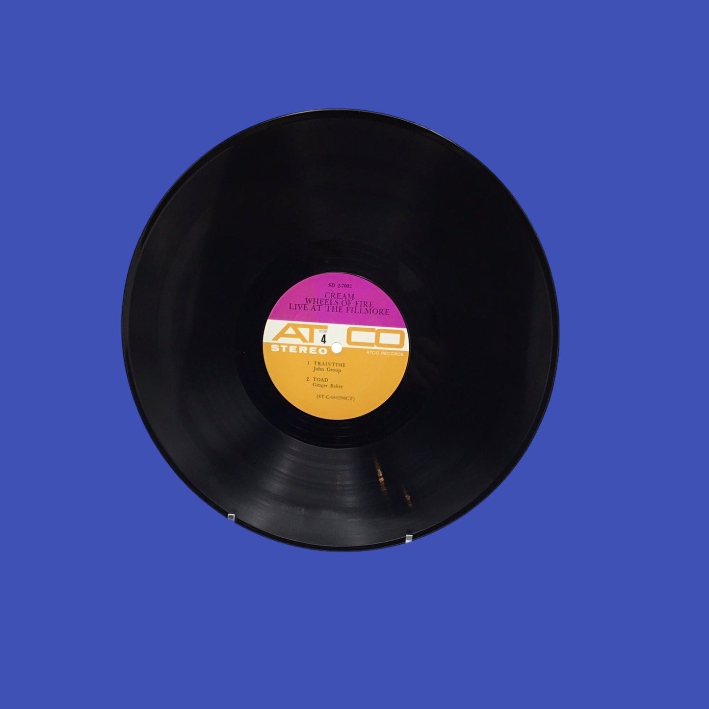 Cream - Wheels of Fire 2 Lp Original Stereo Pressing SD-2-700 Gatefold Cover Holograph-PSYCH ATCO TRI-TONE Label