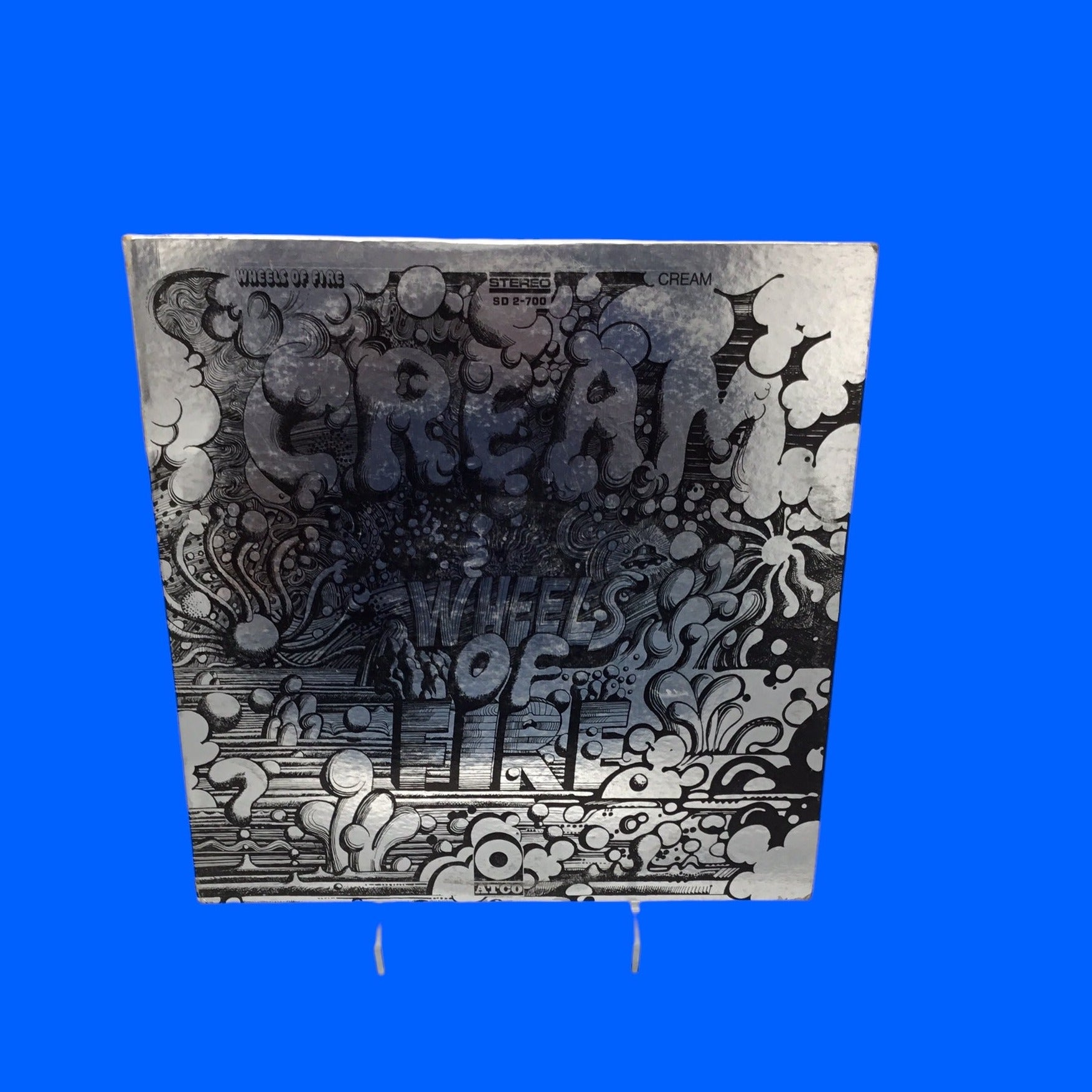 Cream - Wheels of Fire 2 Lp Original Stereo Pressing SD-2-700 Gatefold Cover Holograph-PSYCH ATCO TRI-TONE Label