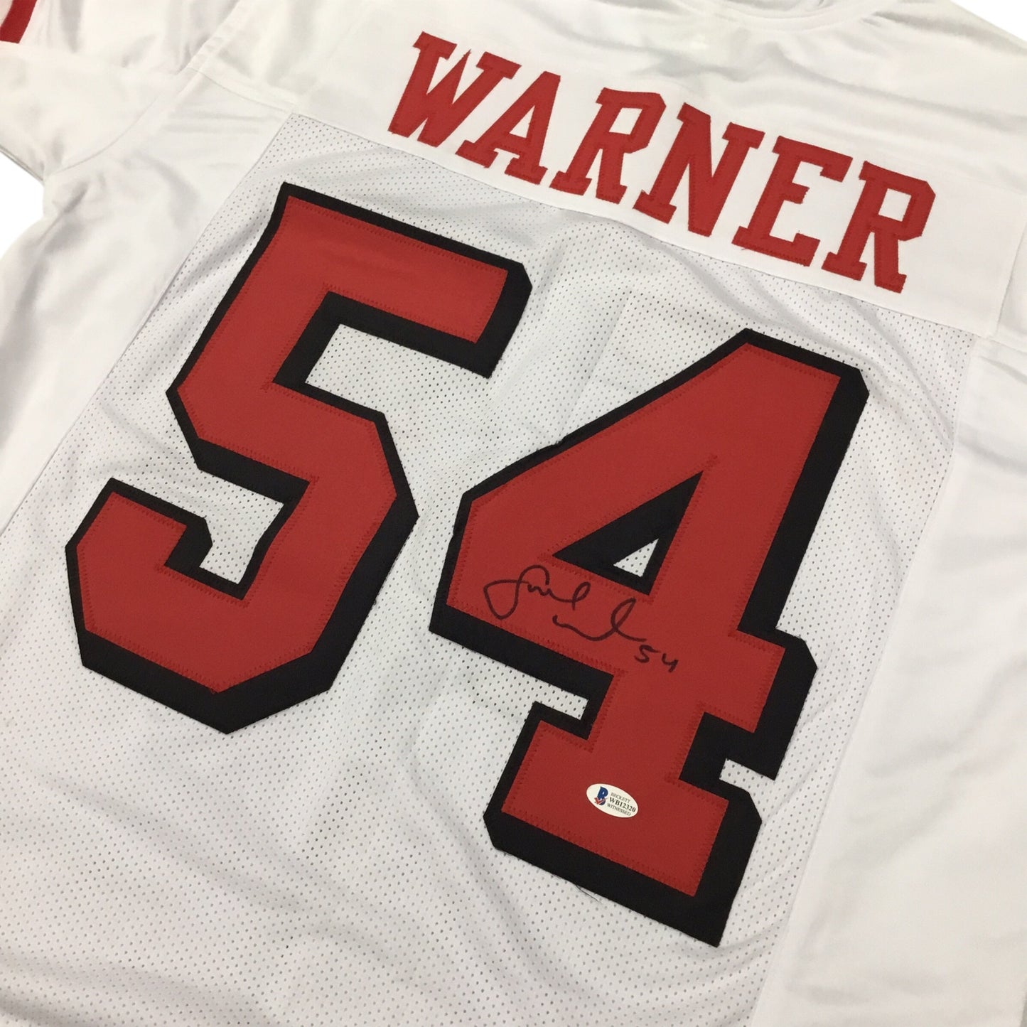 Curt Warner Signed San Francisco 49ers Jersey - Beckett COA