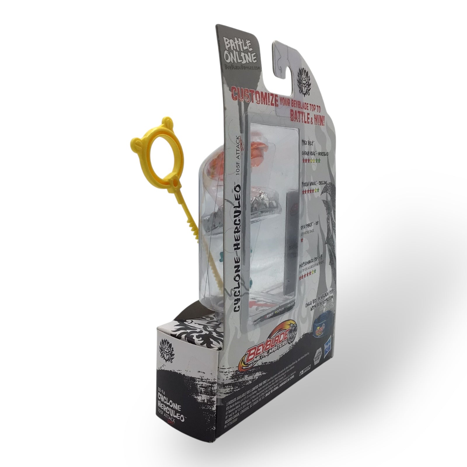 Cyclone Herculeo 105F Beyblade Metal Masters Attack Top