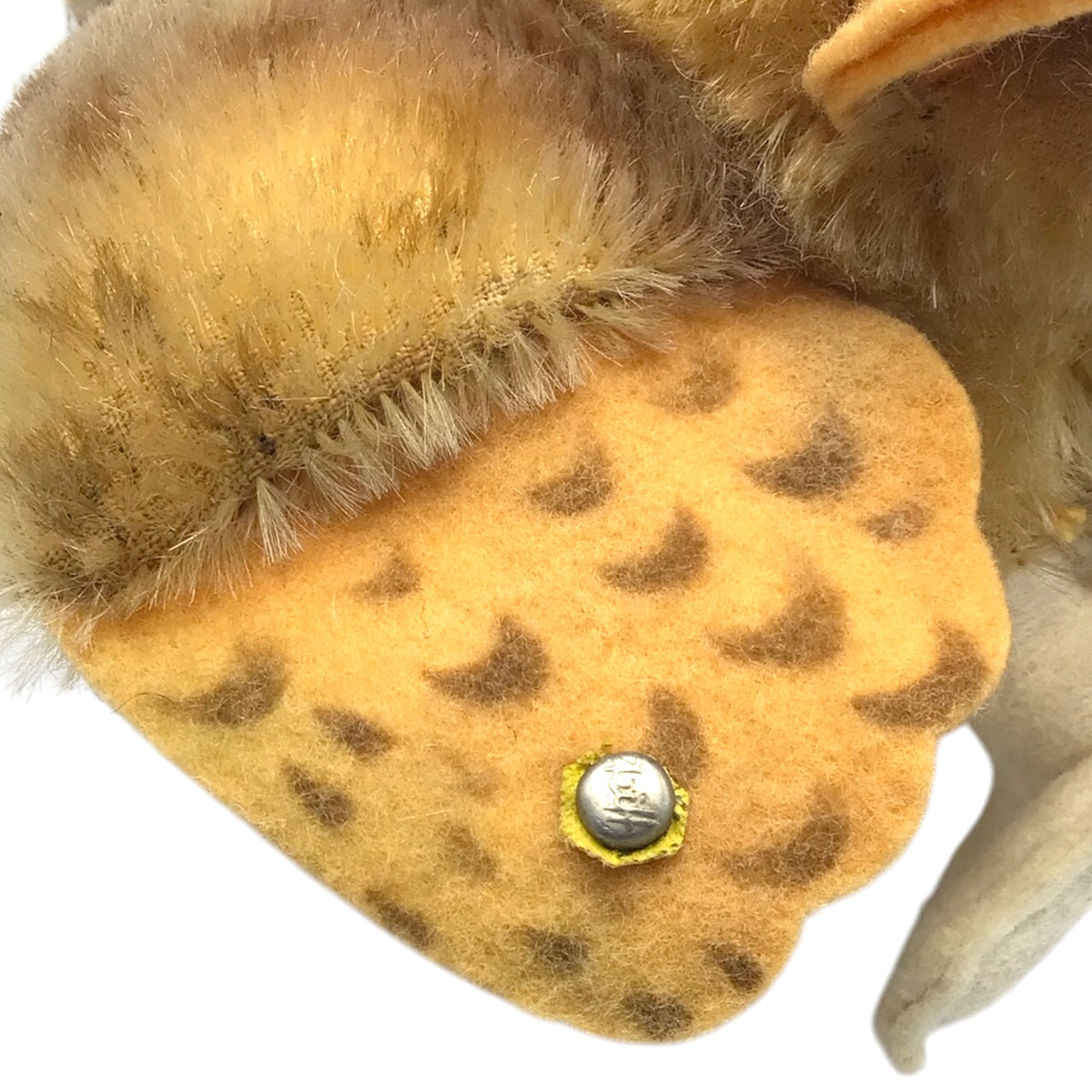 German Steiff Miniature Wittie Owl Mohair Stuffed Animal
