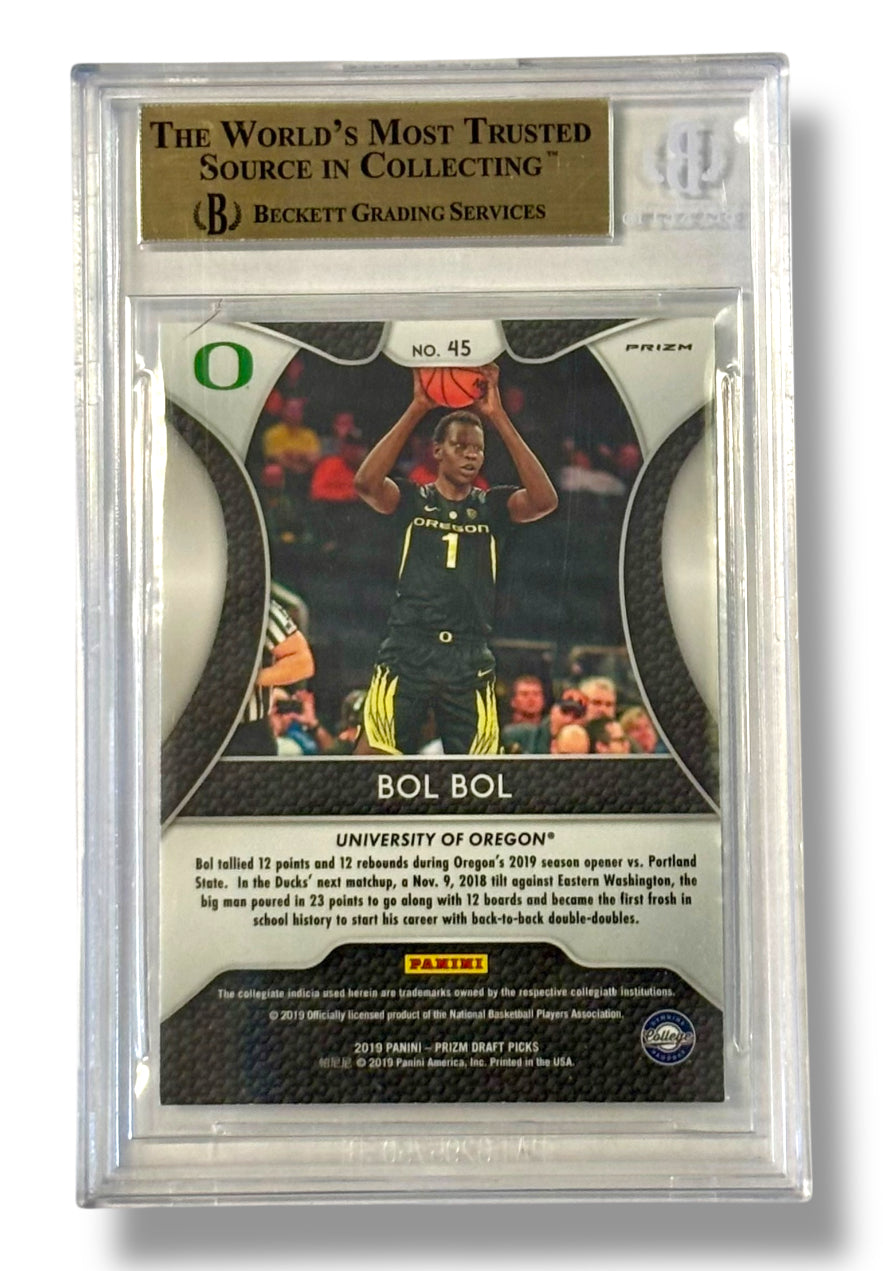 2019 Panini Prizm Draft Picks Purple #45 Bol Bol Rookie RC BGS 9.5 - 0013420084