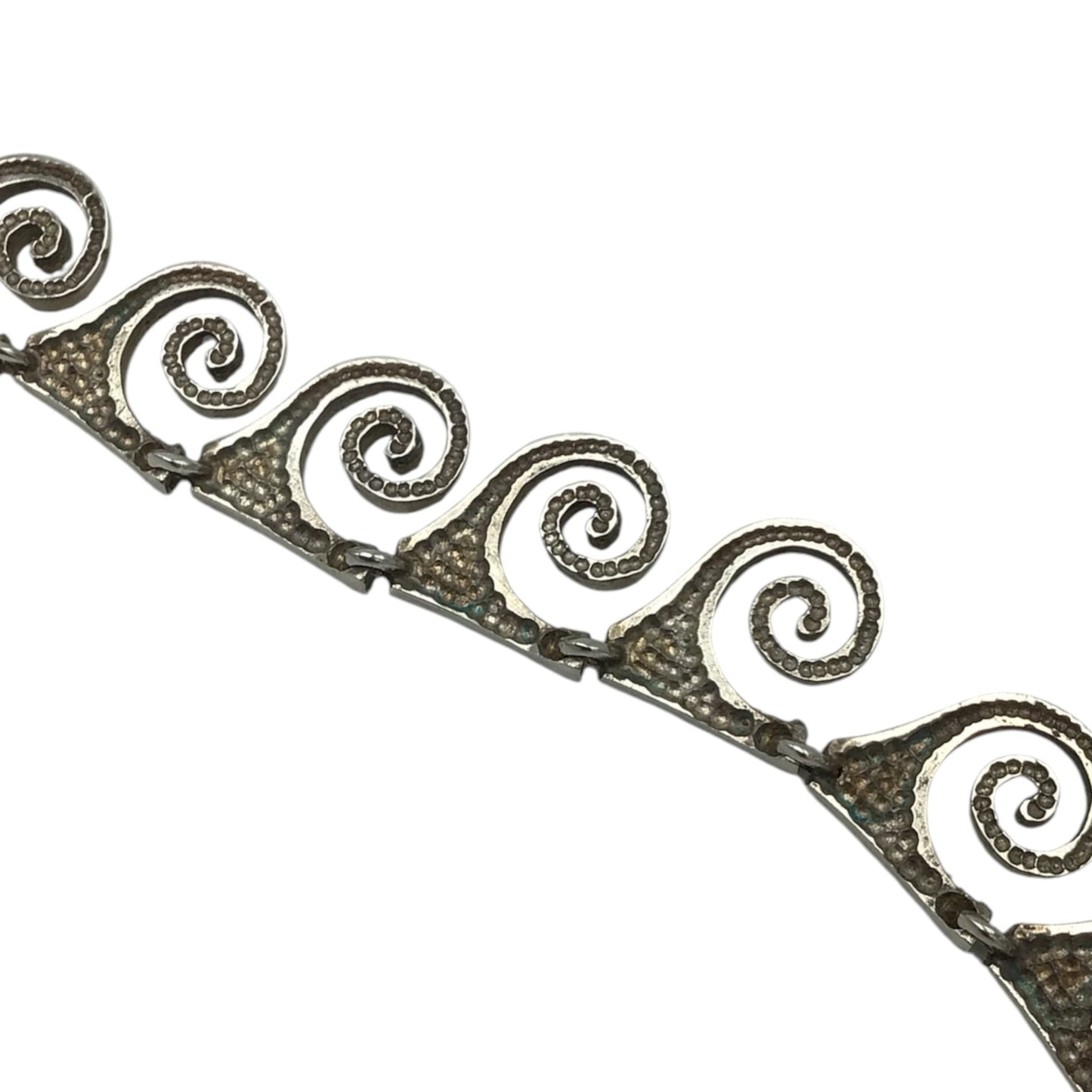 Silver Spiral Necklace - Sterling Silver 925