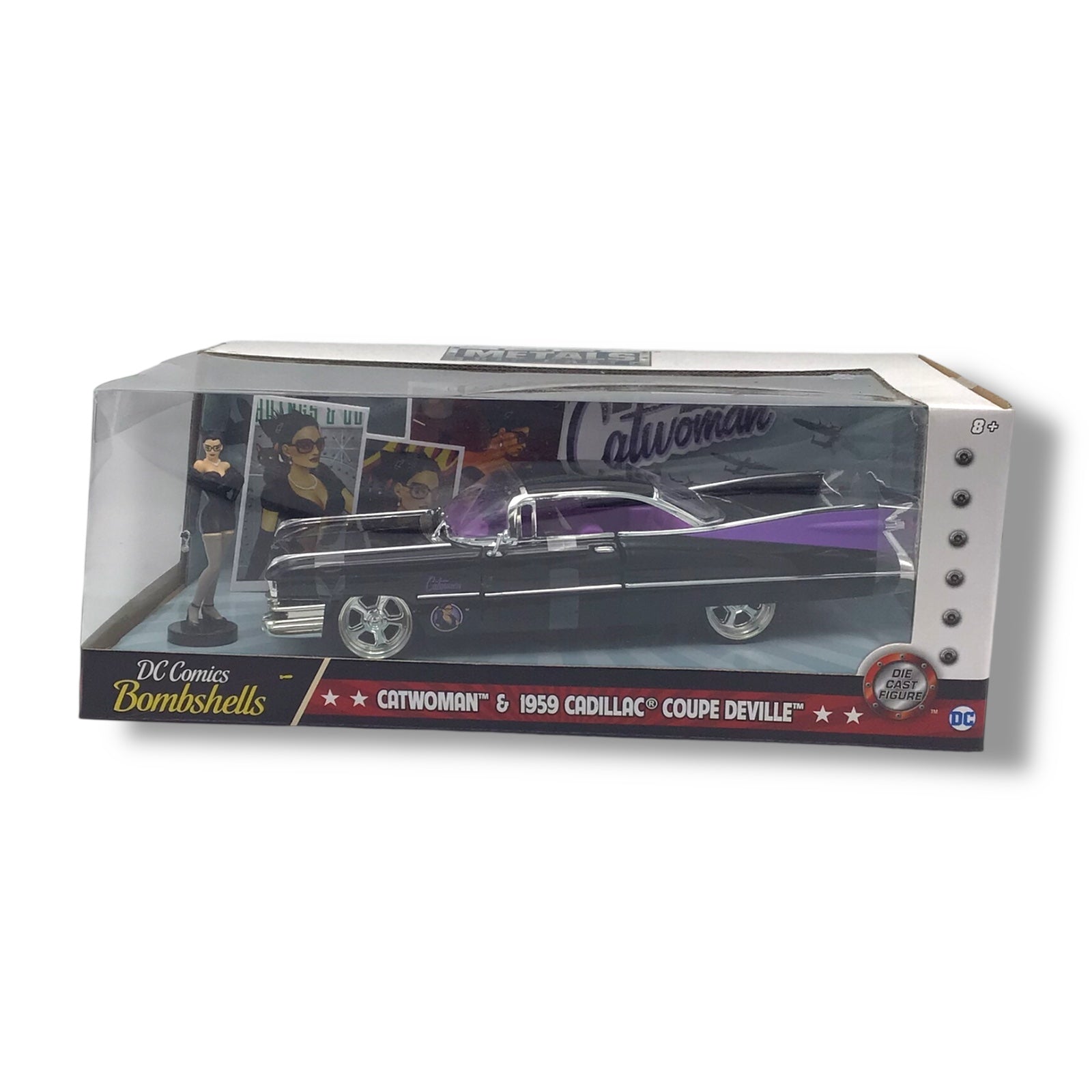 DC Comics Bombshells Catwoman 1959 Cadillac Coupe Deville Die