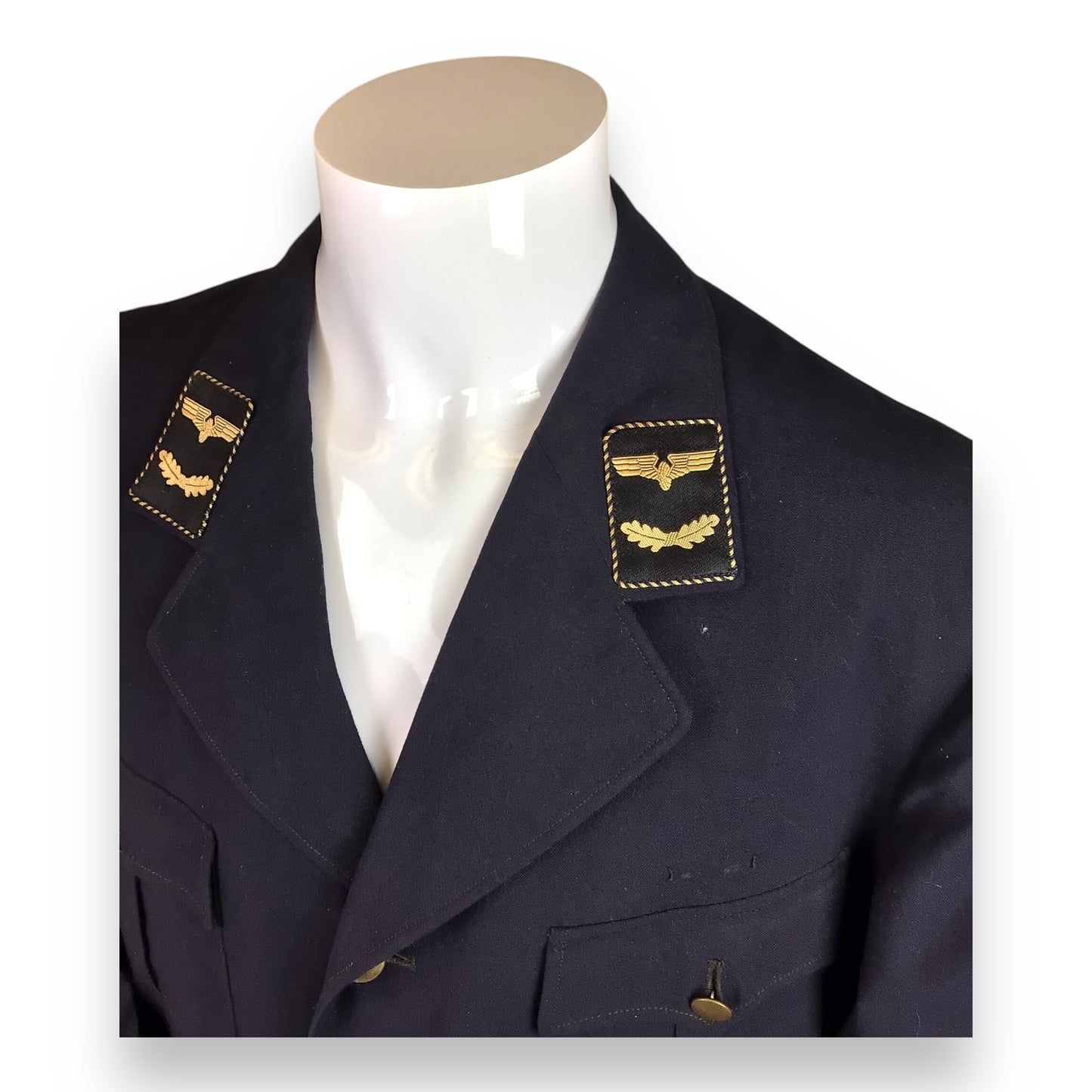 DDR Federal Railroad Officer Jacket w/ Iron Cross – WWII Veteran’s Uniform