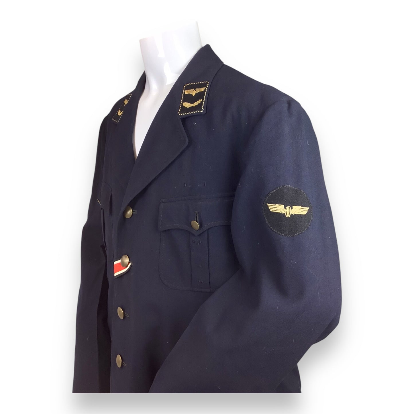 DDR Federal Railroad Officer Jacket w/ Iron Cross – WWII Veteran’s Uniform