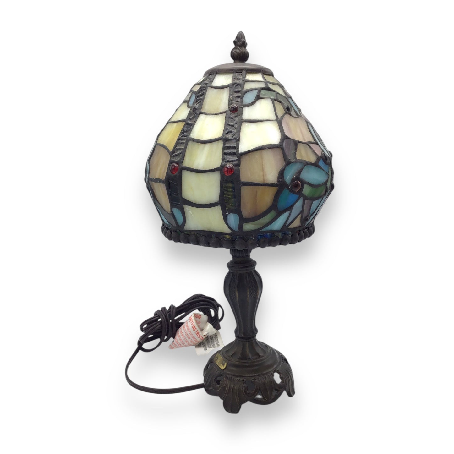 Dale Tiffanys Inc. Antiques Roadshow Lamp - Art Nouveau Stained Glass Desk Lamp Accent Light