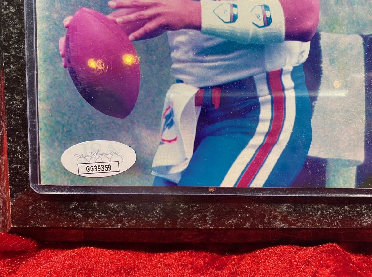 Dan Marino Autographed Photo 8x10 Plaque Miami Dolphins JSA Certified NFL