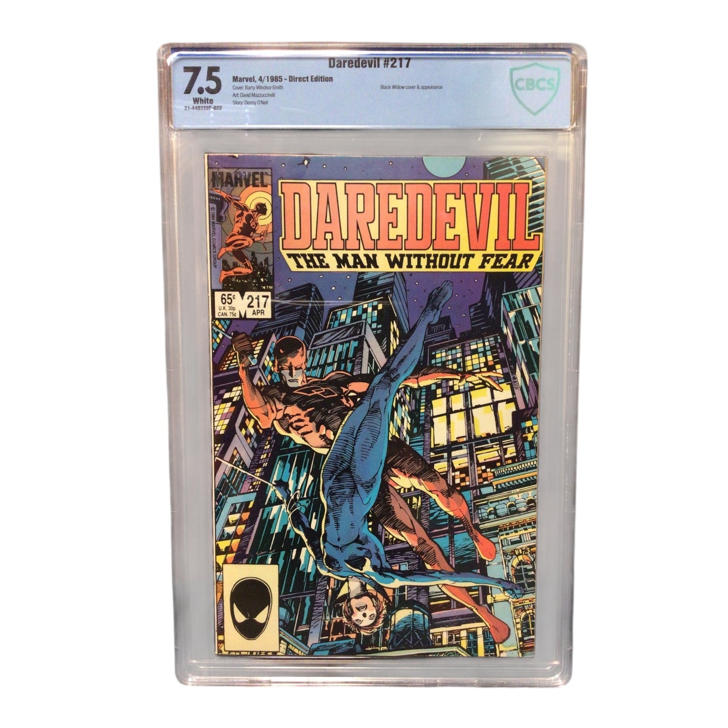 Daredevil #217 (Marvel Comics, 1985), CBCS 7.5 - Classic Copper Age Marvel