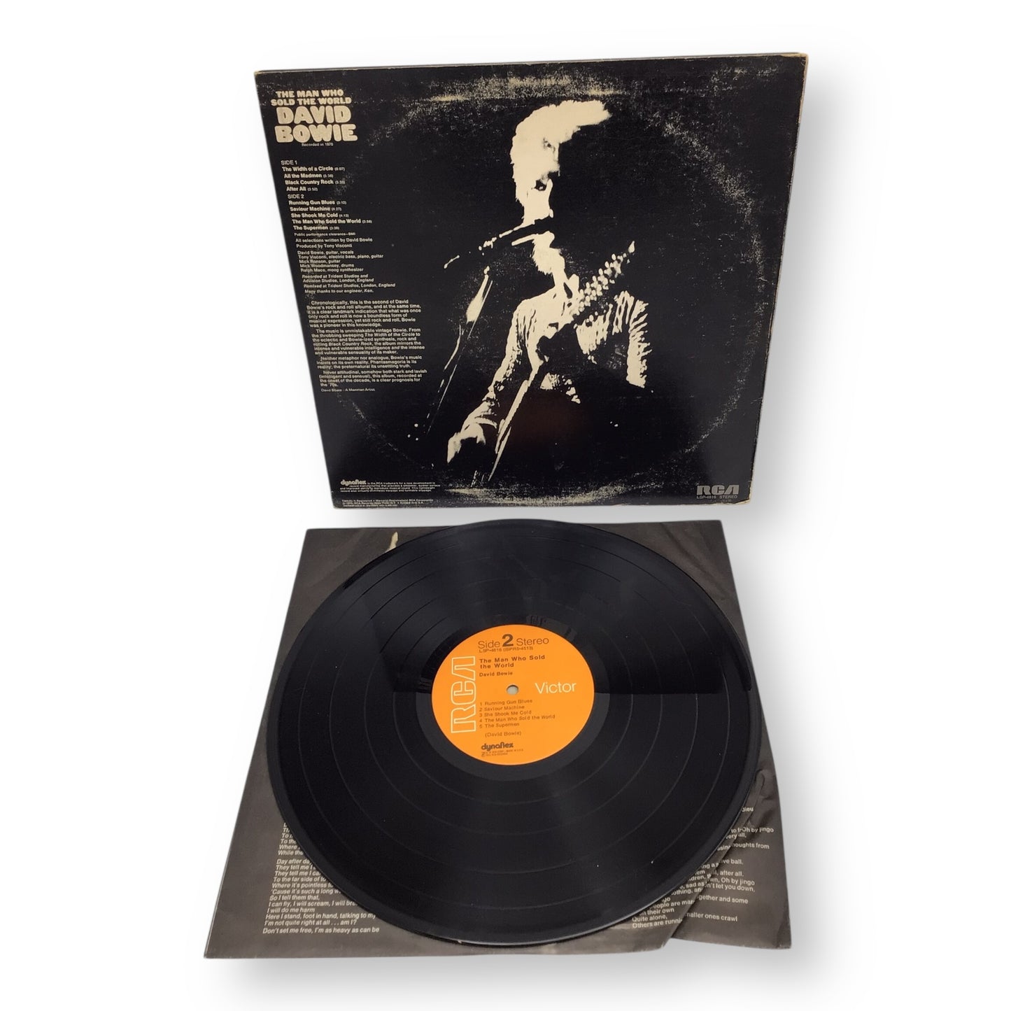 David Bowie – Man Who Sold the World LP + Poster | RCA LSP-4816