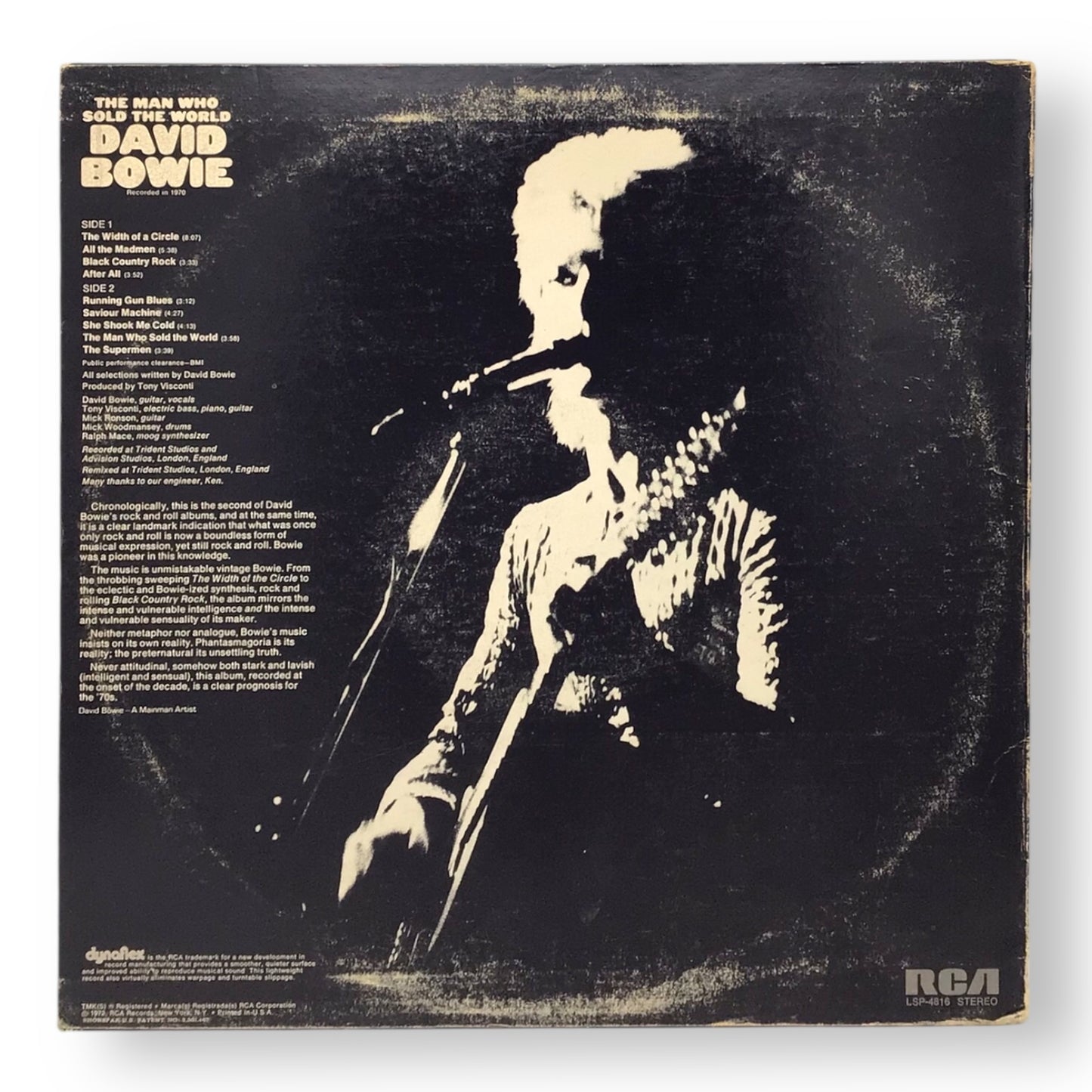 David Bowie – Man Who Sold the World LP + Poster | RCA LSP-4816