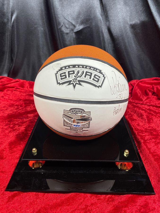 David Robinson NBA Autographed Basketball JSA COA