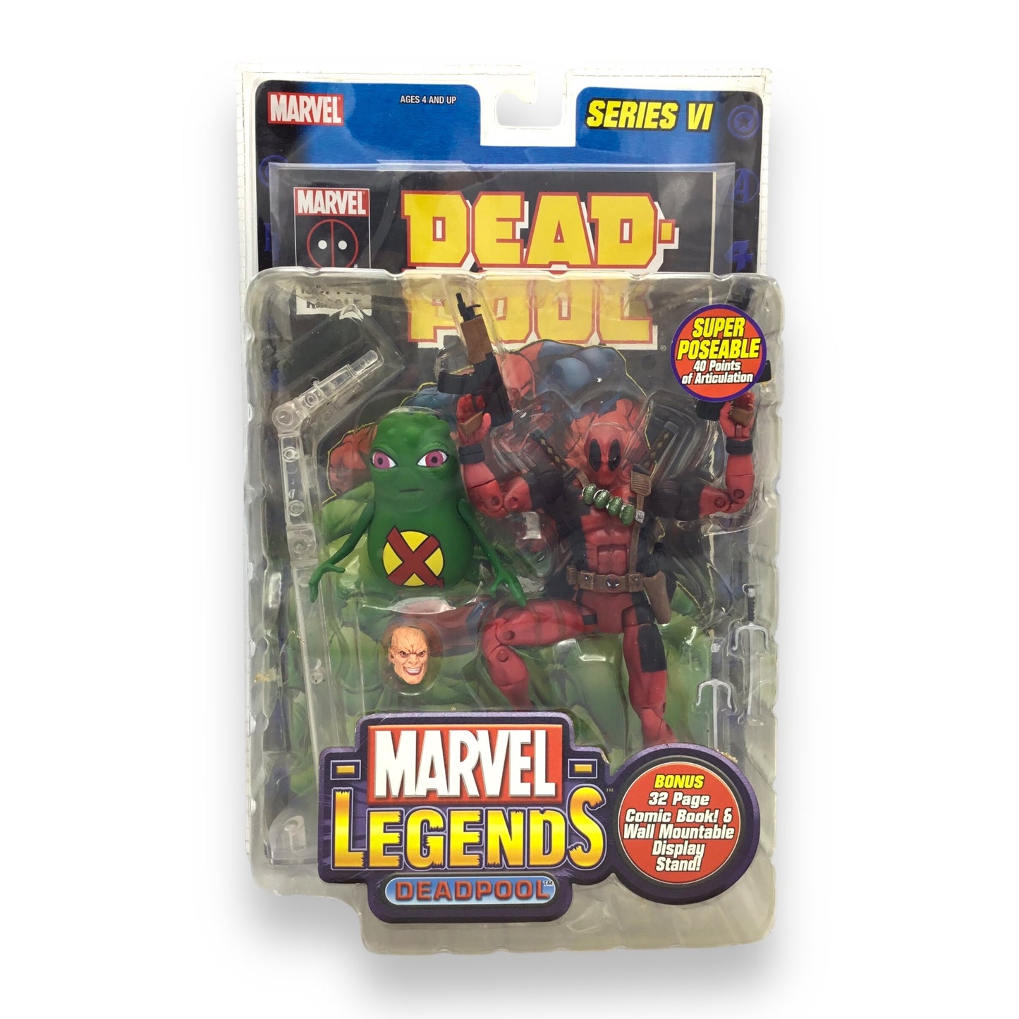Deadpool (2004) Sealed on Card Marvel Legends Series VI ToyBiz
