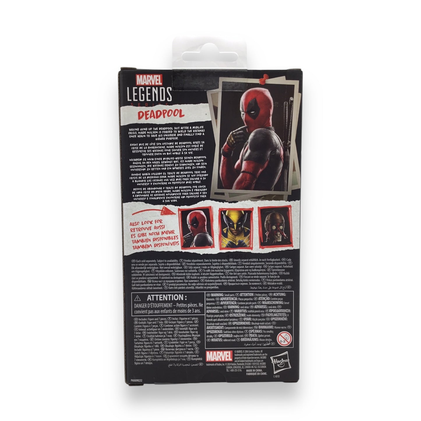 Deadpool (2024) Marvel Legends Deadpool & Wolverine Sealed Hasbro