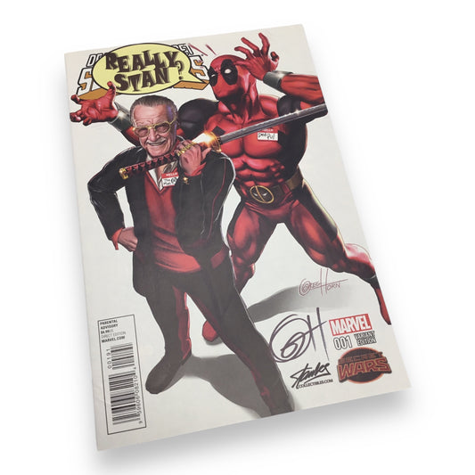 Deadpool’s Secret Secret Wars #1 (2015, Marvel Comics, Stan Lee Variant) Signed by Greg Horn