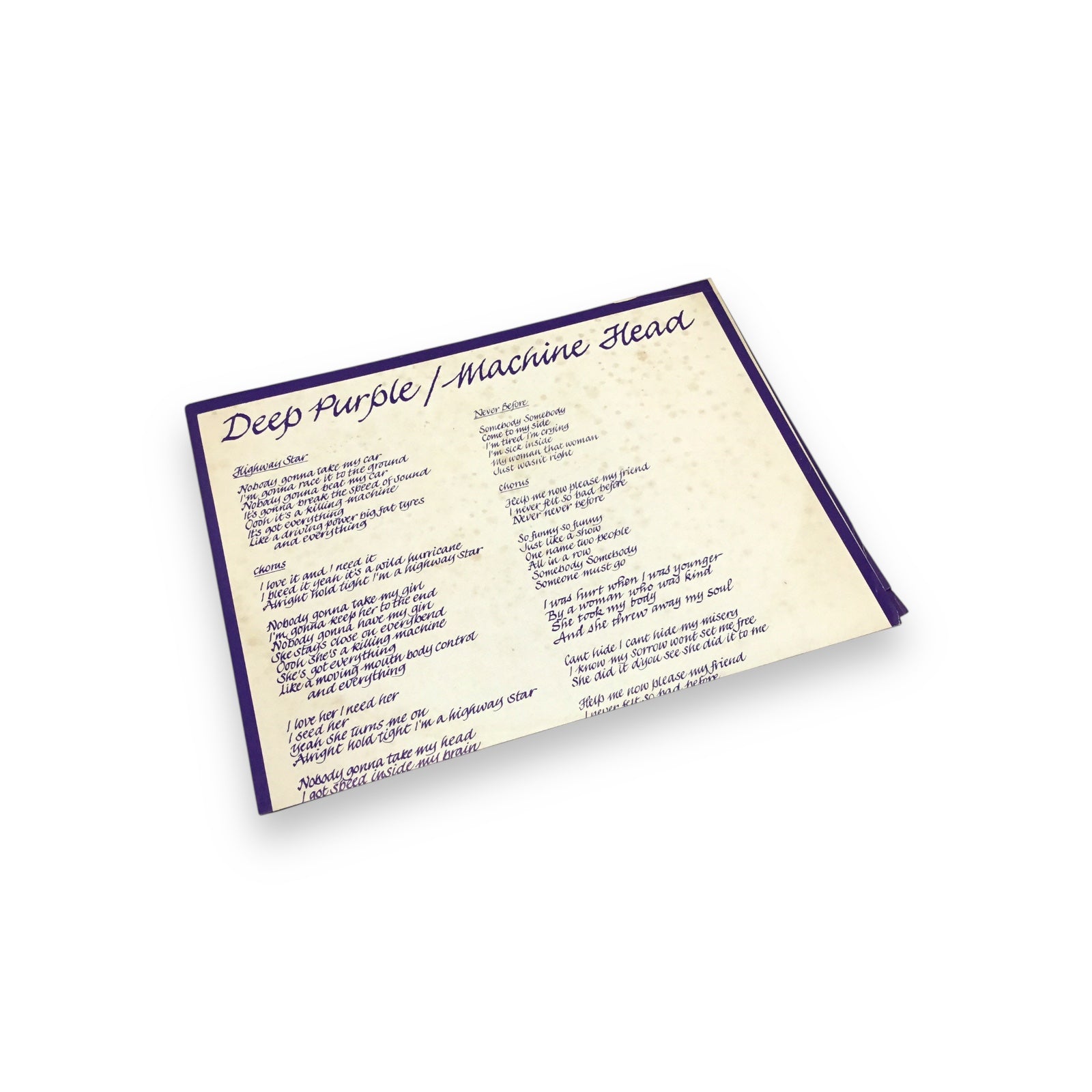 Deep Purple - Machine Head | Heavy Metal Vinyl LP