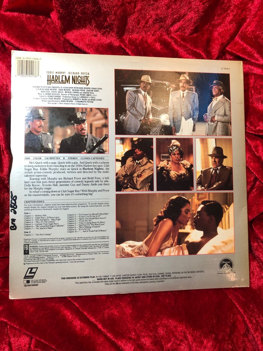 Della Reese Autographed Harlem Nights Videodisc with JSA