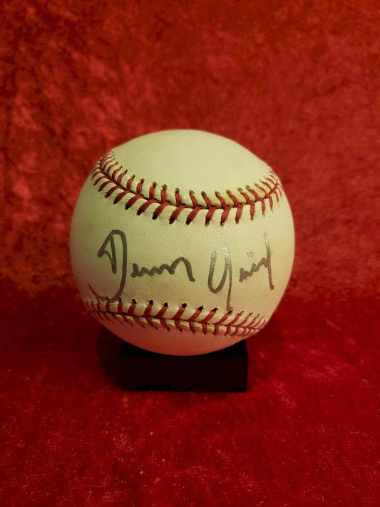 Dennis Quaid Certified Authentic Autographed Baseball