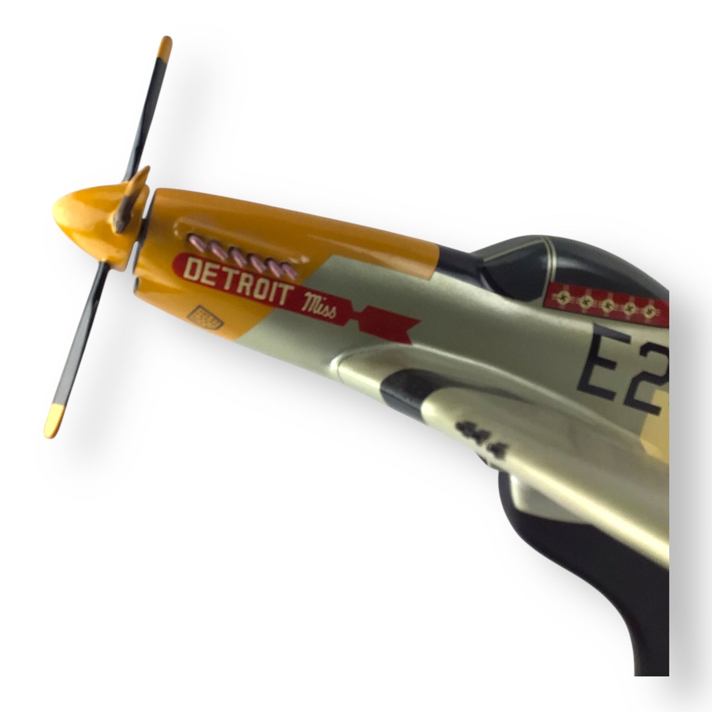 “Detroit Miss” P-47 Thunderbolt Wooden Model Plane