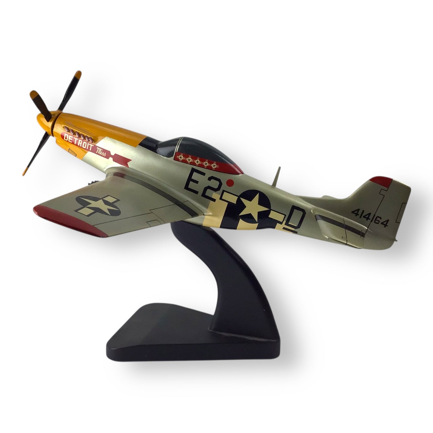 “Detroit Miss” P-47 Thunderbolt Wooden Model Plane