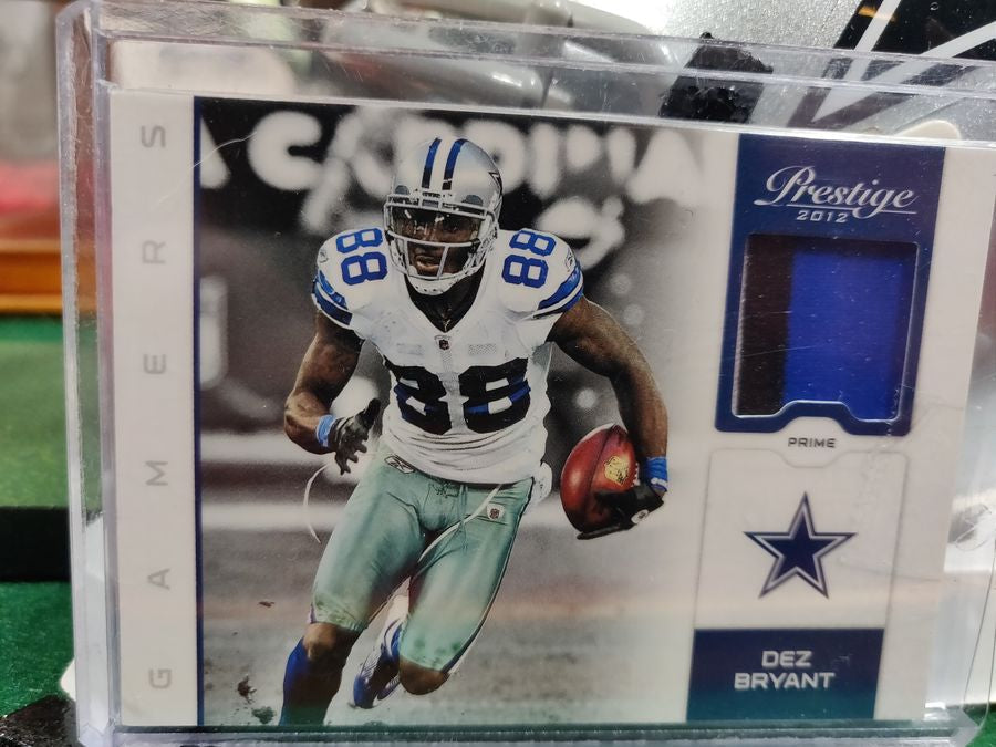 Dez Bryant Autographed Mini Helmet Shadowbox Dallas Cowboys NFL Collectible
