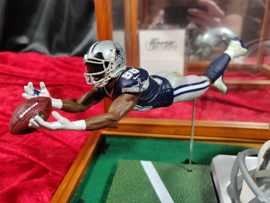 Dez Bryant Autographed Mini Helmet Shadowbox Dallas Cowboys NFL Collectible
