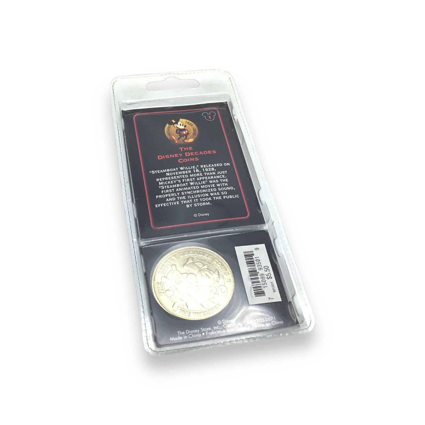 Disney Decades Commemorative Coin – Mickey Mouse Steamboat Willie Collectible